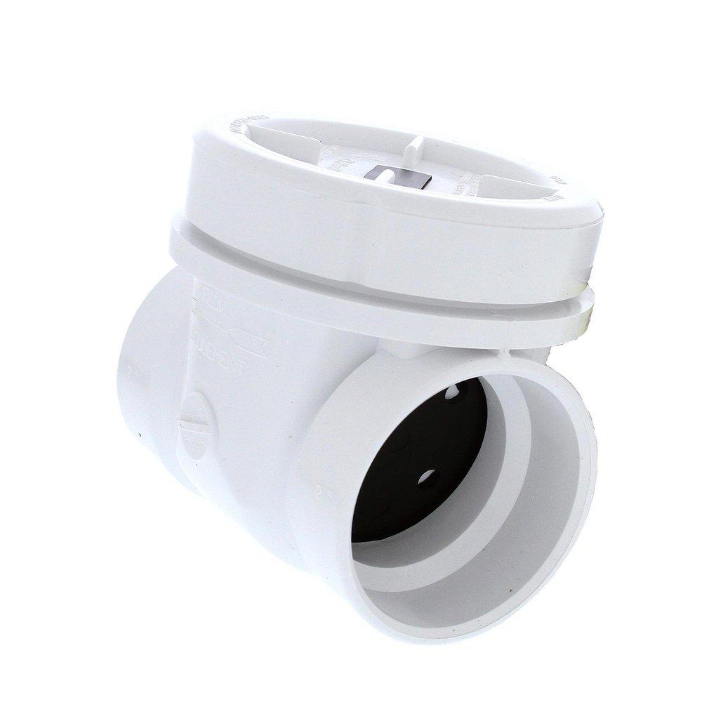 Jones Stephens White PVC Socket Backwater Valve 