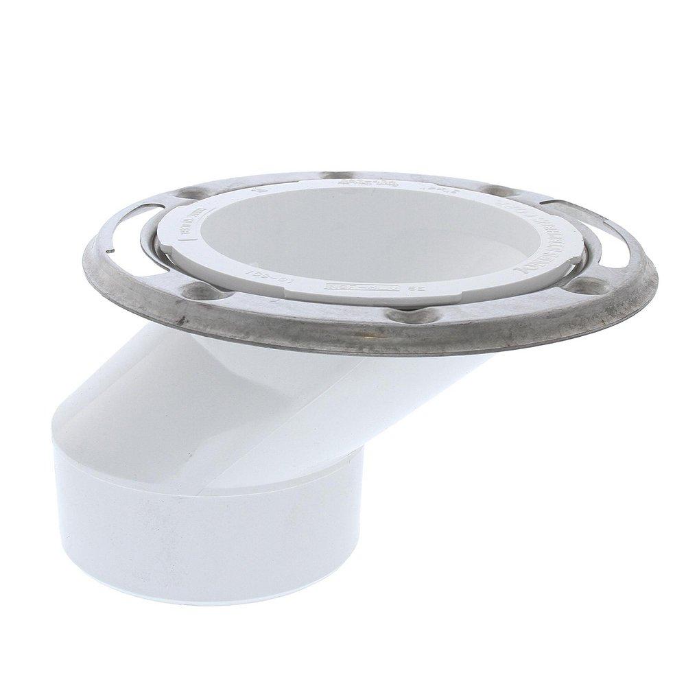 Jones Stephens White 3 x 4 in. PVC Closet Flange 