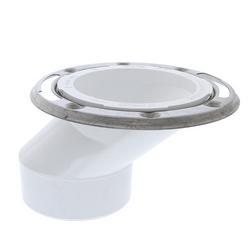 3 x 4 in. Plastic PVC Closet Flange