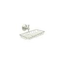 Wall Mount Double Soap Basket Holder in Polished Nickel