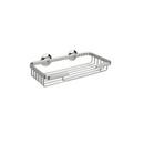 4-1/2 in. Wall Mount Rectangle Soap Basket in Polished Chrome