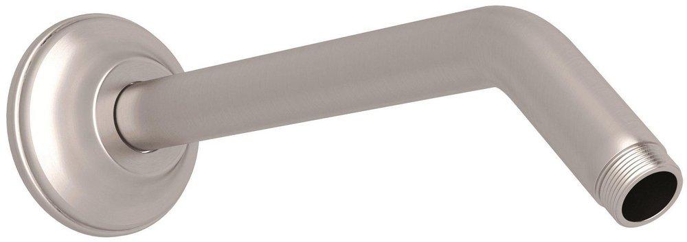 ROHL&reg; Satin Nickel 8-7/16 in. Wall Mount Shower Arm 