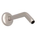 ROHL&reg; Satin Nickel 6-9/16 in. Wall Mount Shower Arm 