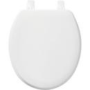 Bemis White Round Closed Front with Cover 