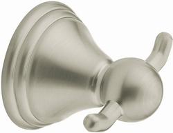 2 Robe Hook in Brushed Nickel