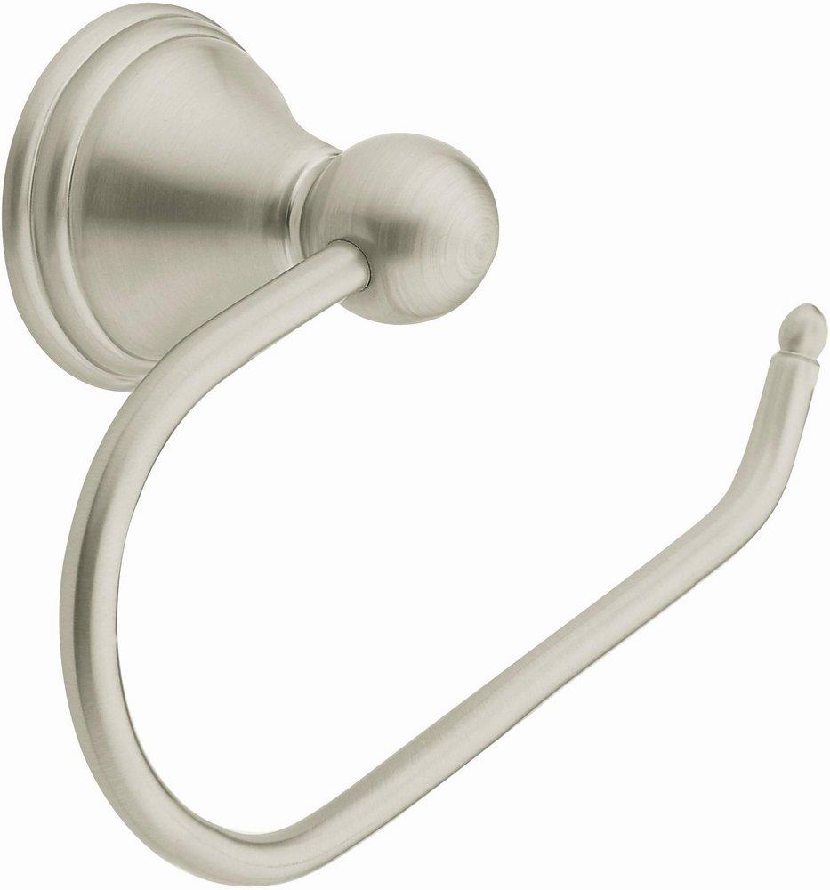 Moen Brushed Nickel Concealed Mount and Wall Mount Toilet Tissue Holder 