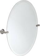 22-79/100 x 26 in. Wall Mount Mirror in Brushed Nickel