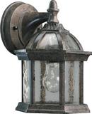 9 x 6-1/4 in. 60W 1-Light Outdoor Wall Lantern in Baltic Granite