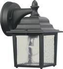 Quorum International Black 1-Light Box Wall Sconce 