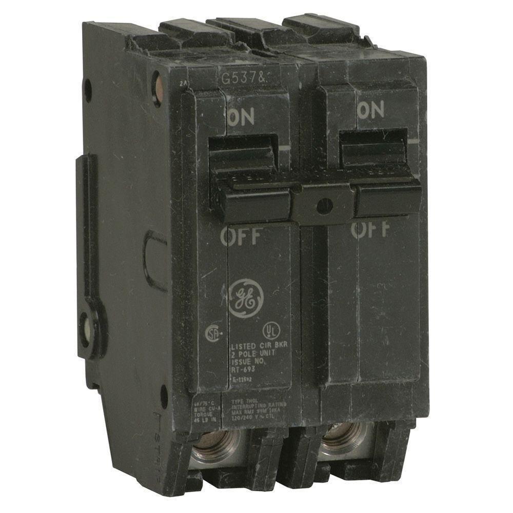 GE Industrial Systems 120/240V 2 Pole Circuit Breaker 