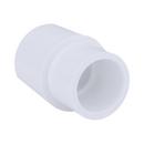 White PVC Schedule 40 Coupling 