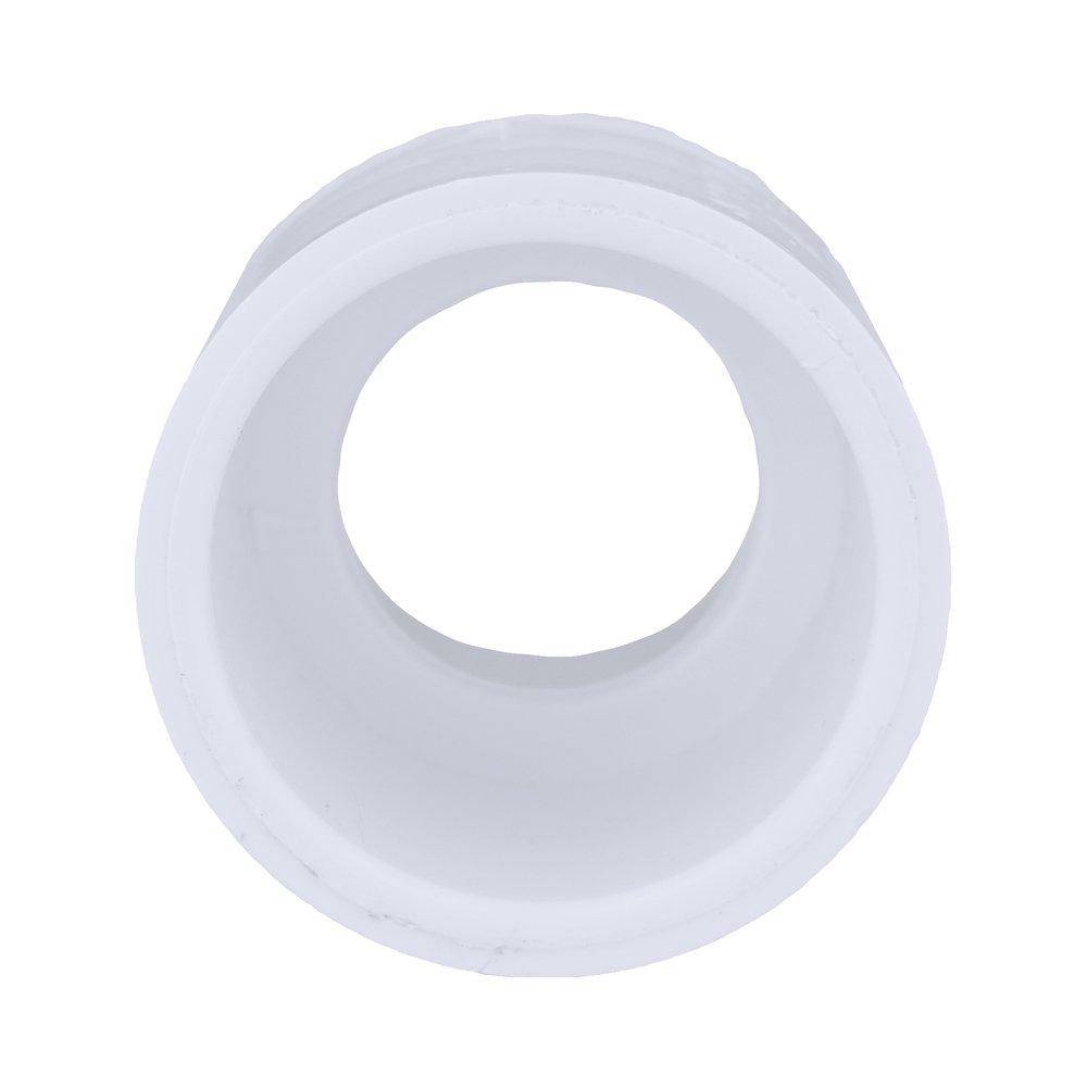 White PVC Schedule 40 Coupling 