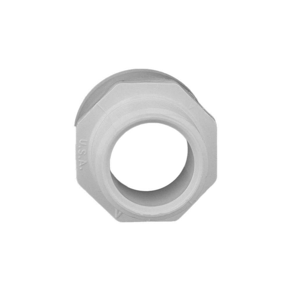 White PVC DWV Bushing 