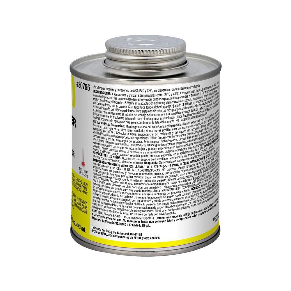 Oatey® Clear PVC Clear Cleaner 