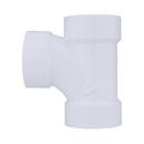 White PVC DWV Sanitary Tee 
