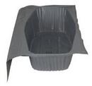 Oatey&reg; Black Oval in Rectangle Bathtub Protection 