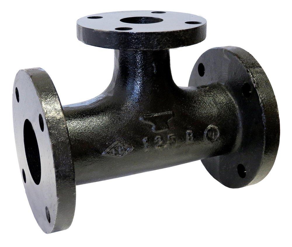Flanged 125# Cast Iron Tee 