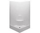 Aquatic White 43-1/4 in. Shower with Seat 