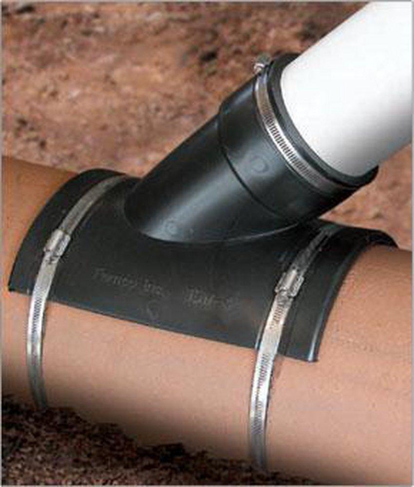 Fernco Plastic Flexible Tee Tap Saddle 