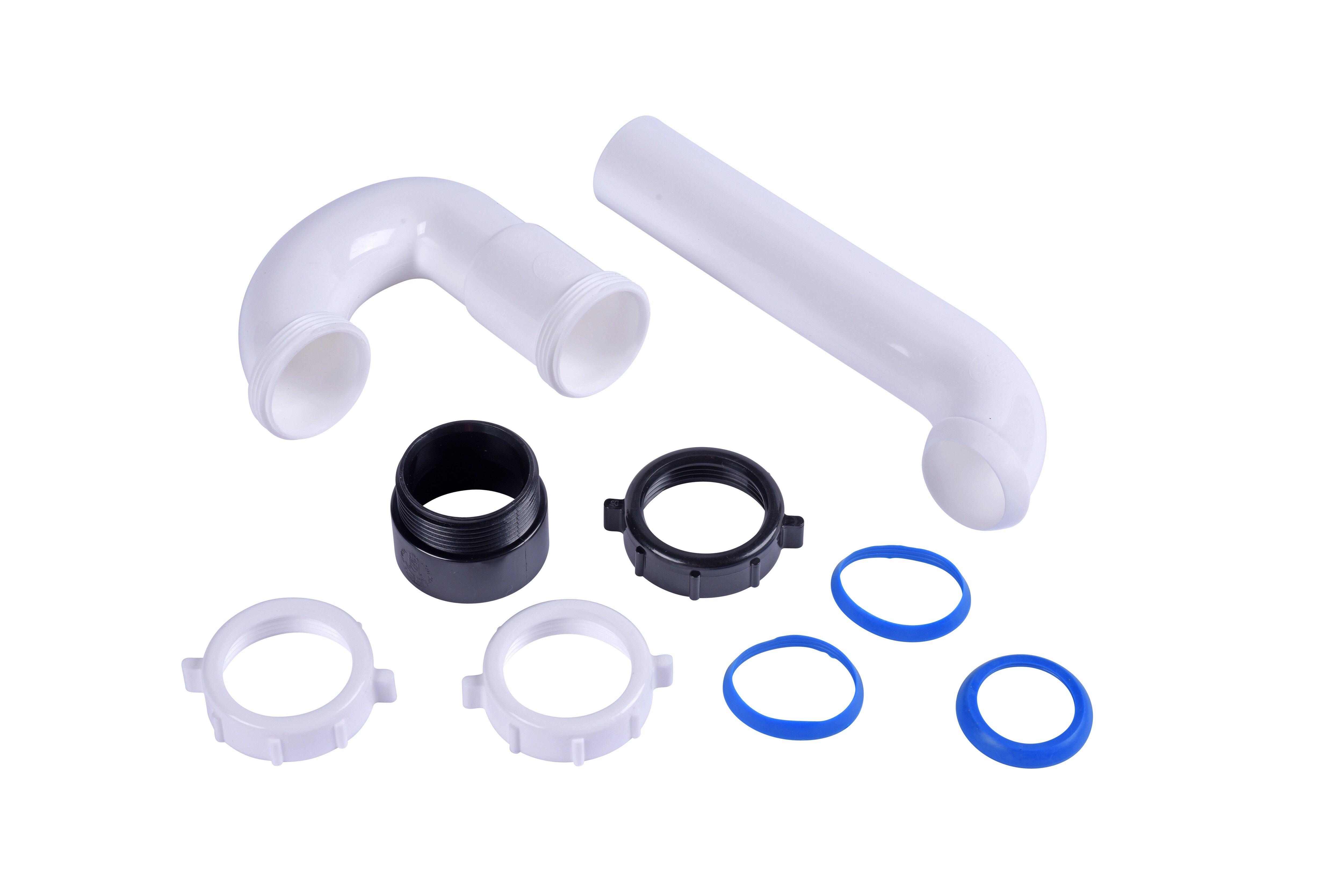 Dearborn White 1-1/2 in. P-Trap in White 