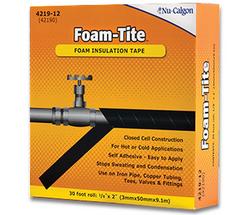 2 in. x 30 ft. Foam Insulation Tape in Black