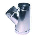 M A Peacard 6 in. x 6 in. 26 ga Galvanized Steel Smoke Wye 