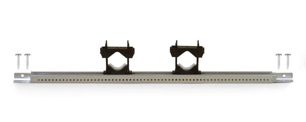 Sioux Chief 26 in. 150 lb. Zinc plated Galvanized Steel Universal Bracket with 2- Nylon Clamp and 4-Screw 