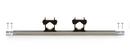 26 x 1/4 - 1 in. 150 lb. Zinc plated Galvanized Steel Universal Bracket with 2- Nylon Clamp and 4-Screw