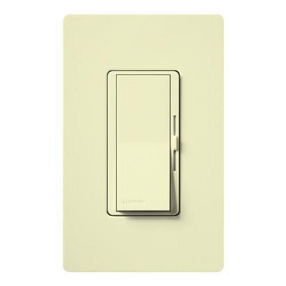 Lutron Electronics Almond 300W Electronic Low Voltage Dimmer with Locator Light 