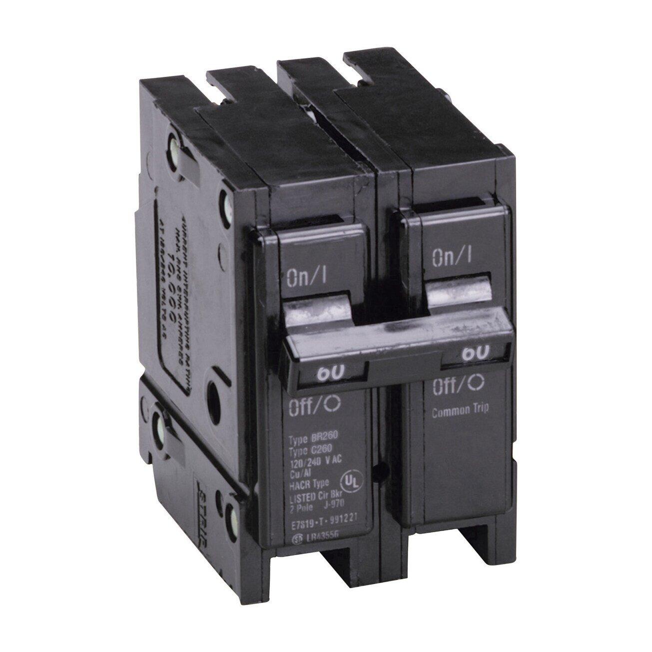 Eaton 2-Pole Circuit Breaker 