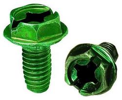 50-Piece Clamshell Grade Screw in Green