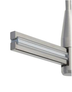 End Cap in Satin Nickel