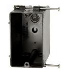 Allied Moulded Products Single Gang Angled Nail Switch Box with Quick Thread 
