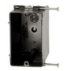 24 cu in. Single Gang Angled Nail Switch Box with Quick Thread