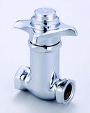 1/2 in. NPSF Four Arm Straight Supply Stop Valve in Polished Chrome