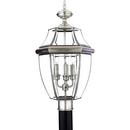 Pewter 3 60 Watts Candelabra Post Lantern 