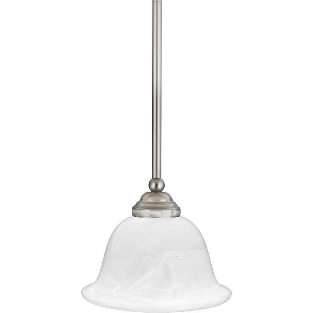 Quoizel Empire Silver 100W 1-Light Mini Pendant 