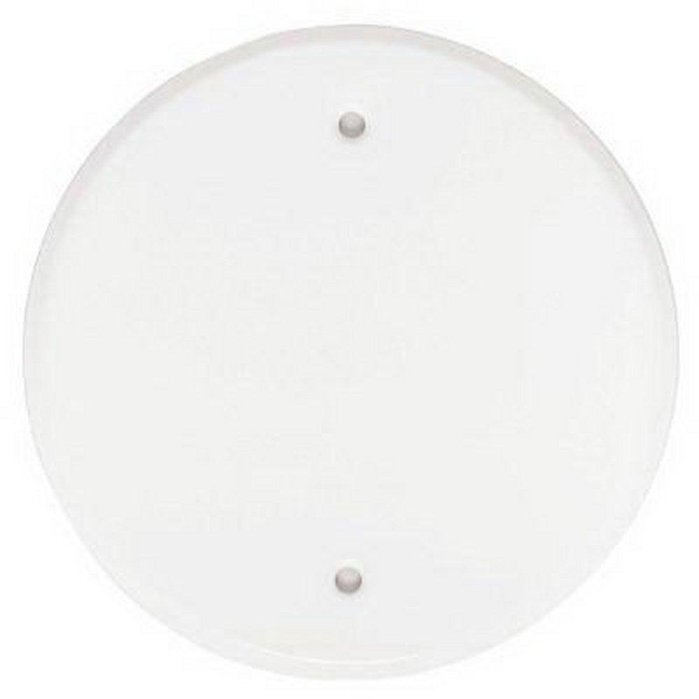 Mulberry Metal Products White Steel Electrical Box Cover 