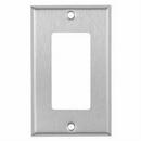 1-Gang Decora Wall Plate in Stainless Steel