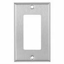 Mulberry Metal Products Stainless Steel 1-Gang Decora Wall Plate 