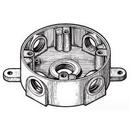 Mulberry Metal Products White 4 in. Round Aluminum Box Whirlpool 