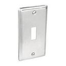 Electro Plated Steel Toggle Switch Cover