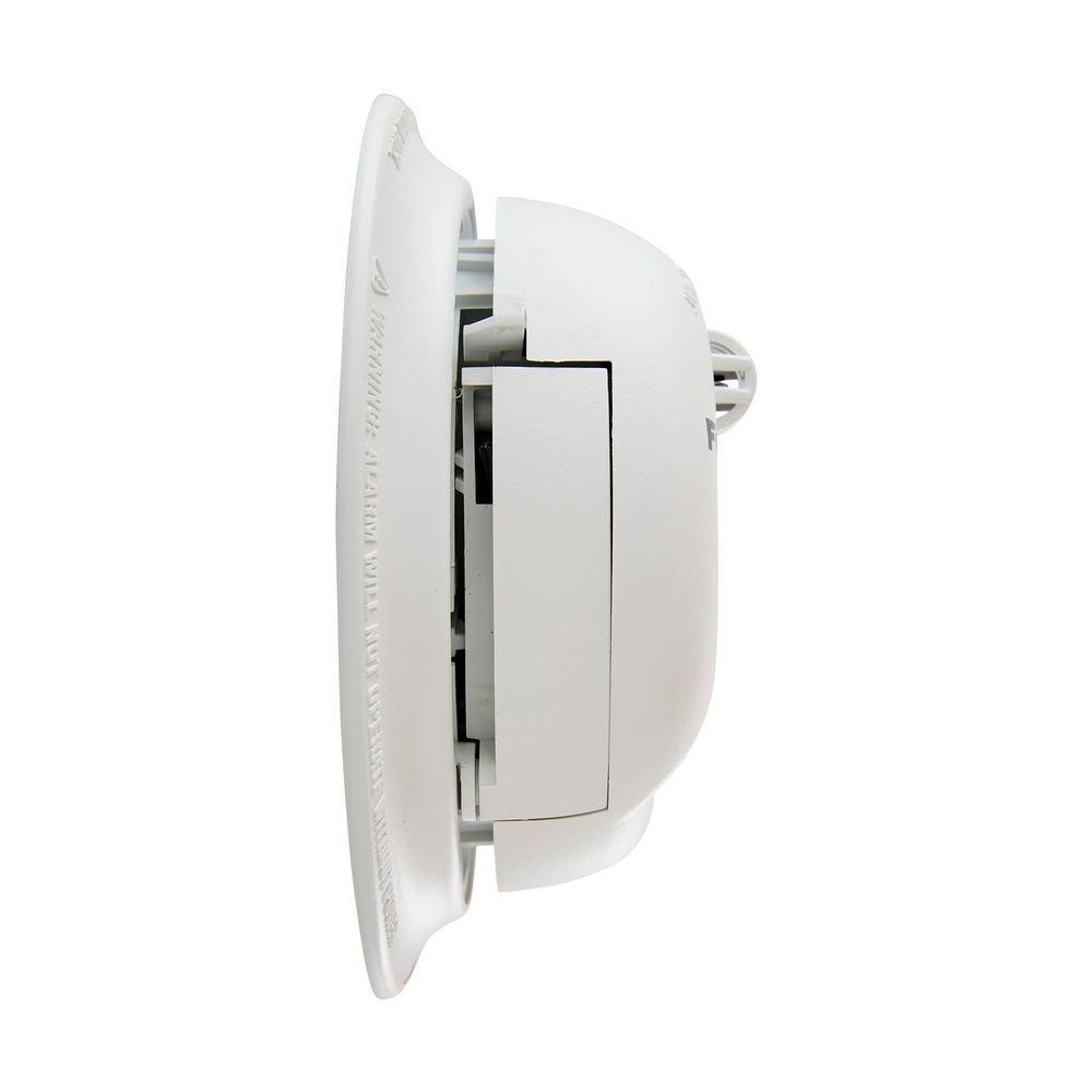 BRK Electronics White AC/DC Heater Alarm with 9V Battery 