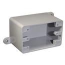 Grey 1 Gang PVC Type FD Blank Box 