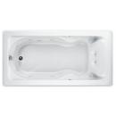 72 x 35-3/4 in. Drop-In Bathtub with Reversible Drain in White
