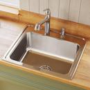 Elkay Lustrous Satin 25 x 22 in. Stainless Steel Single Bowl Drop-in Kitchen Sink in Lustrous Satin 