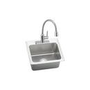 Elkay Lustrous Satin 25 x 22 in. Stainless Steel Single Bowl Drop-in Kitchen Sink in Lustrous Satin 