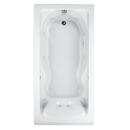 59-7/8 x 31-3/4 in. Drop-In Bathtub with Reversible Drain in White