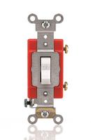 LEVITON White 20A 120/277 V Toggle AC Switch 