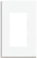 LEVITON White Wallplate (Less Screw) 